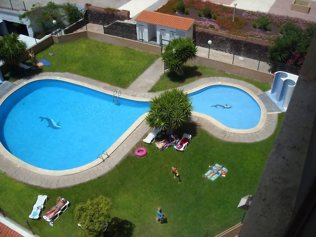 Апартаменты Jardin Canario Primera Linea De Playa Лос Кристианос Испания